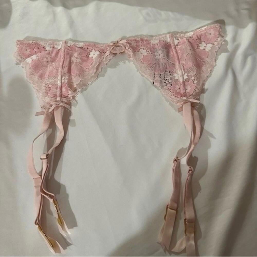 Victoria Secret Pink floral garter